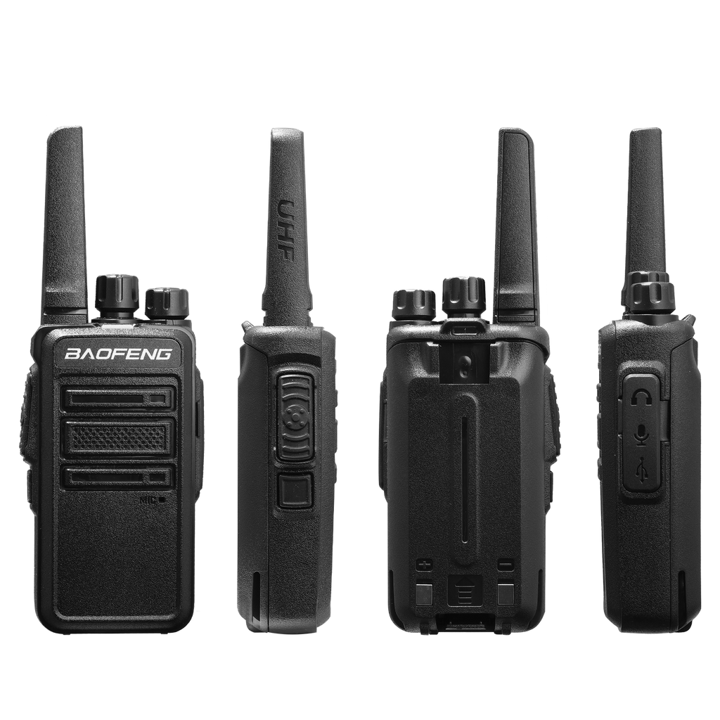 Retevis RB26 Walkie Talkies for Adults, Way Radios with Earpiece and Mic Set, Portable Two-Way Radios, for Security Warehouse Construction Work(10 P - 3