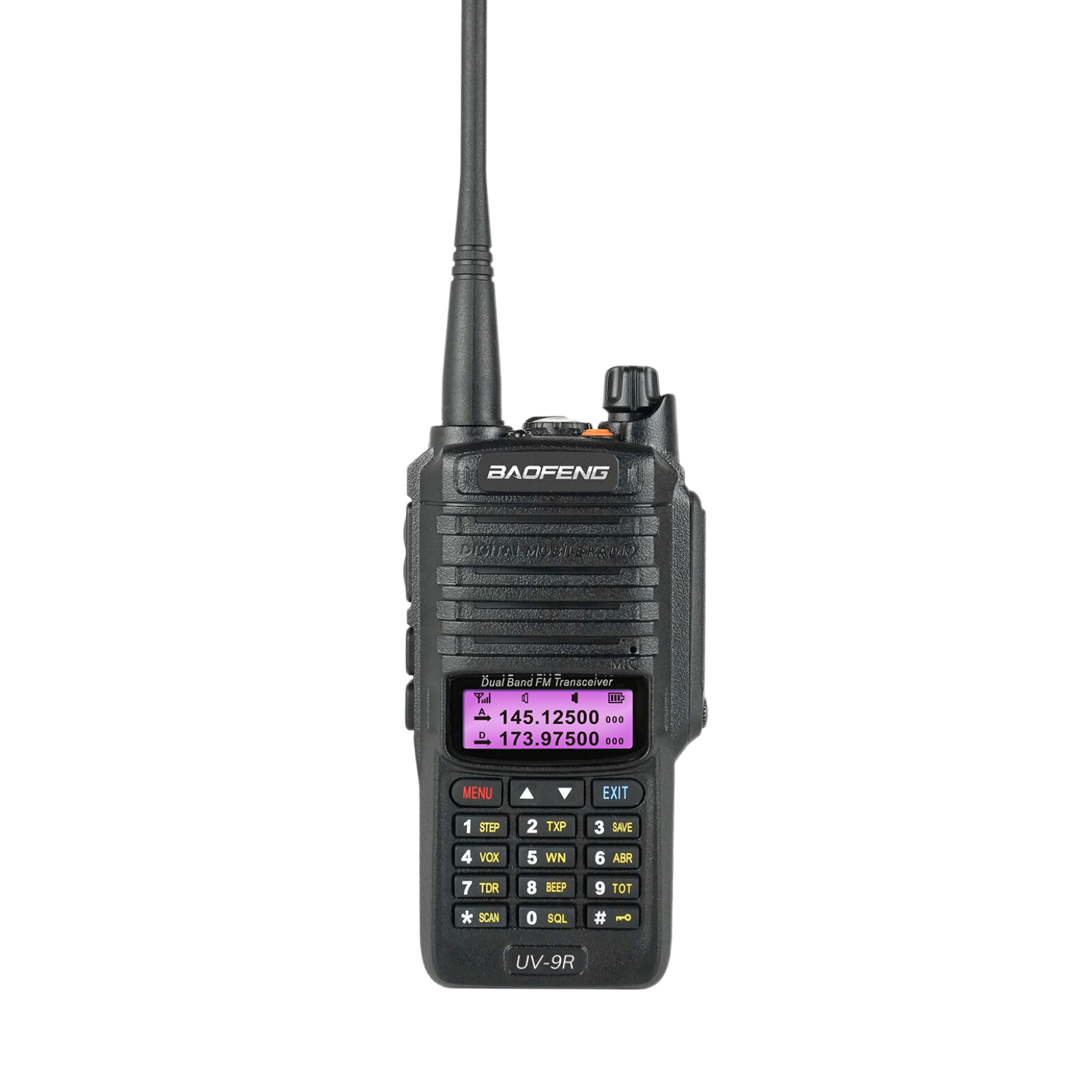 Baofeng UV-9R Plus 15W Radio bidireccional de banda dual VHF UHF Walkie  Talkie Enchufe de la UE