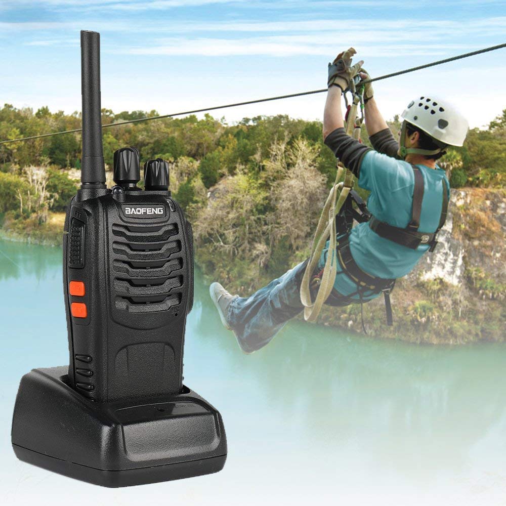 2Pcs/Pack Walkie Talkie Baofeng BF-88E PMR 16Channels  446.00625-446.19375MHz License Free Radio with USB Charger and Earpiece