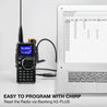 K5 Plus easy to program with Chirp