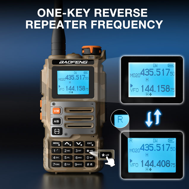 K63 6W Tri-band 1.25M Radio