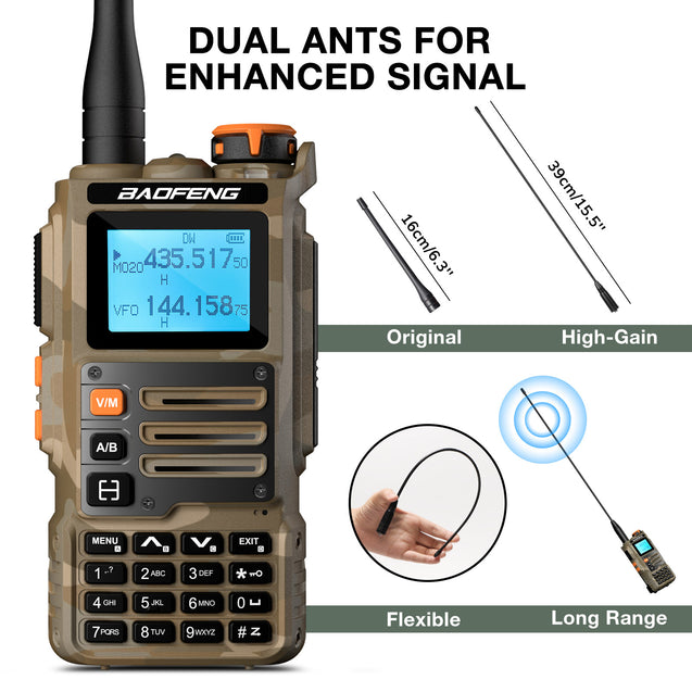 K63 6W Tri-band 1.25M Radio