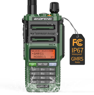 Front view of the GMRS-9R Baofeng