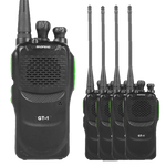 Front view GT-1 5W UHF Radio Baofeng 5 pack