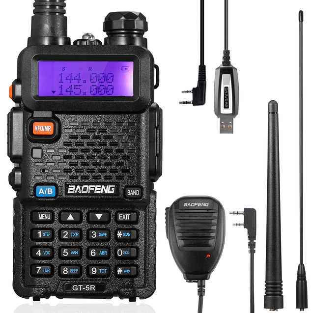 GT-5R 4W/1W Dual Band Radio Baofeng