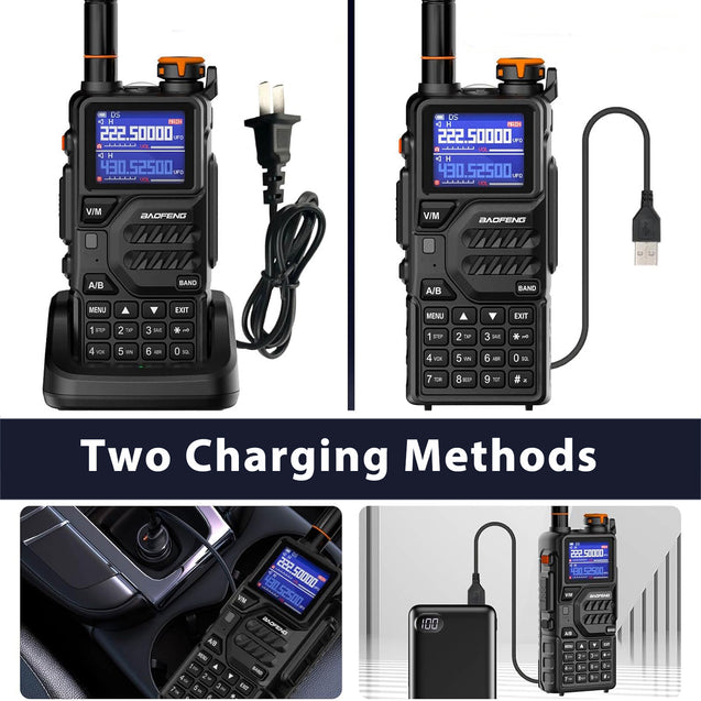 K5 PLUS support two charging methods