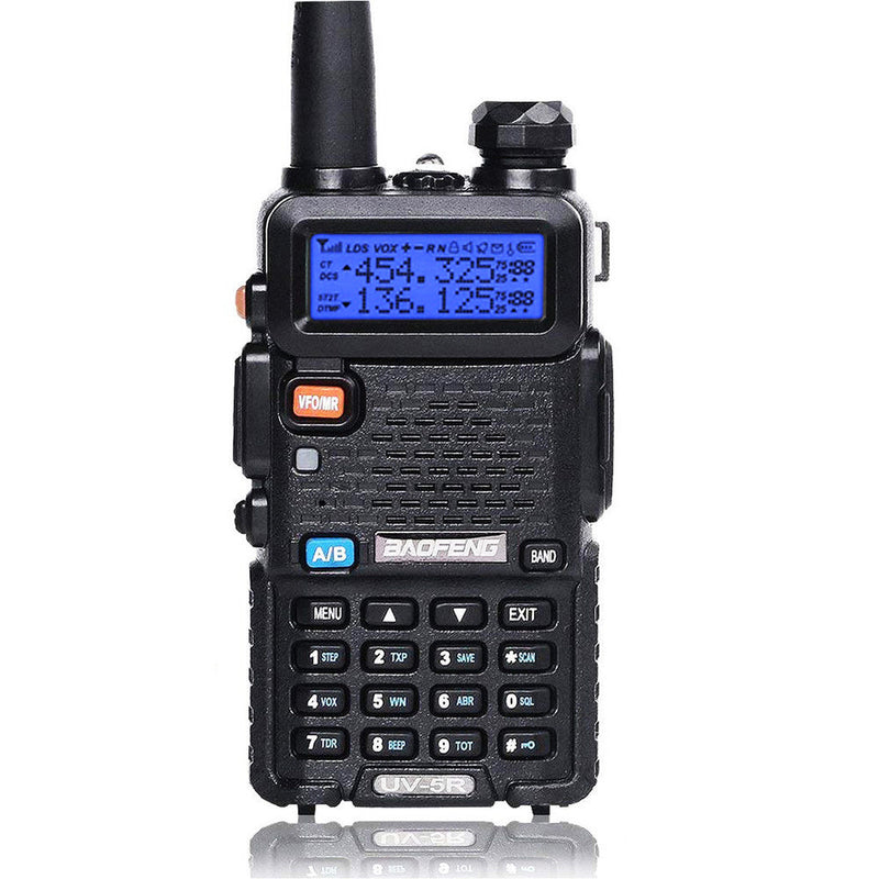 Hot 1PC or 2PCS Baofeng UV-5R Walkie Talkie Dual Band Baofeng UV5R Portable  5W UHF VHF Two Way Radio Pofung UV 5R HF Transceiver