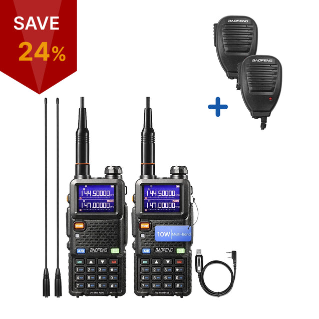 UV-5RM Plus 10W Multi-Band Radio