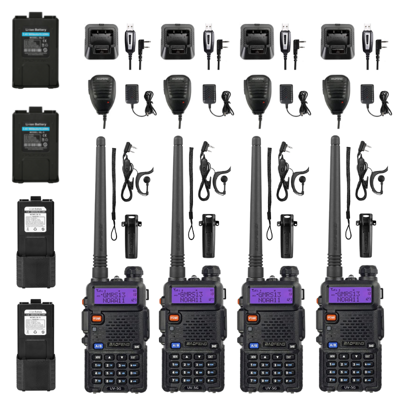 Baofeng UV-5X GMRS Radio, 5W, Repeater Capable