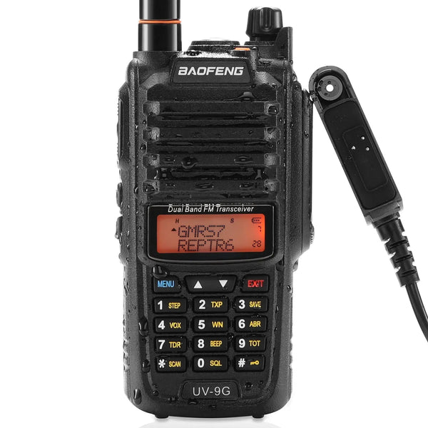 Baofeng UV-9R Plus IP67 Waterproof UHF/VHF Walkie Talkie Two