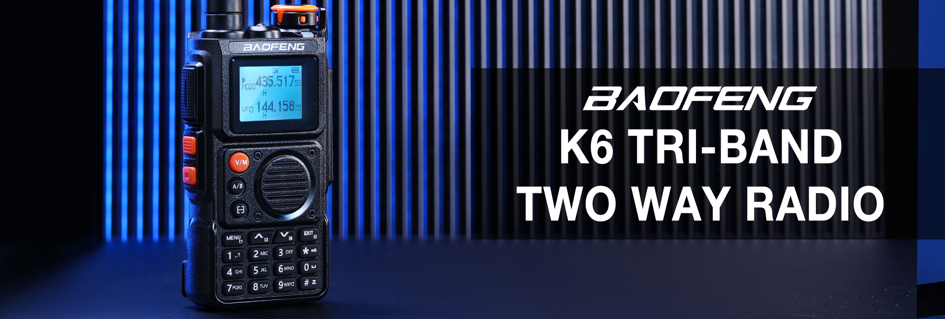 Bafeong K6 Tri-band radio